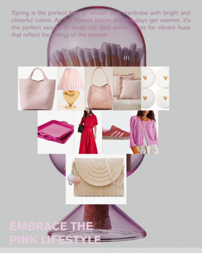 pink décor,” “pink lifestyle,” or “pink accessories.”